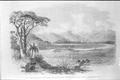 Click to view A slightly fanciful etching of Queens Redoubt 1863 (Auckland